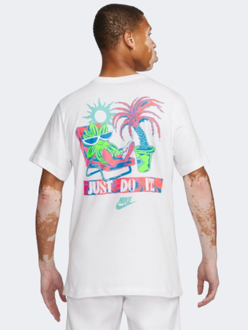 Nike Spring Break Sun Men Lifestyle T-Shirt White/Multicolor