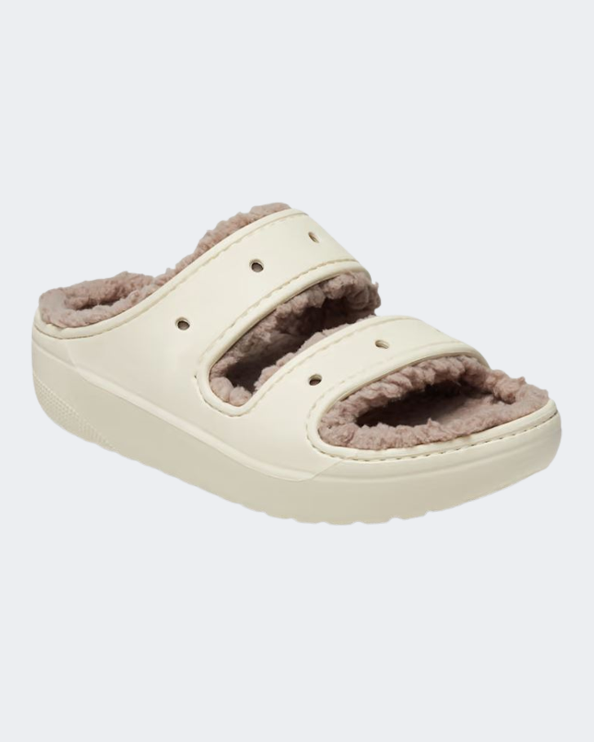 Crocs Classic Cozzzy Unisex Lifestyle Slippers Beige 207446-2Yc
