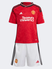 Adidas Mufc Home Mini Little-Boys Football Set Team Collegiate Red