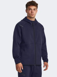 Under Armour Unstoppable Fleece  Men Lifestyle Jacket Midnight Navy/Black