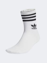 Adidas Mid Cut Crew Socks 3 Unisex Original Sock White