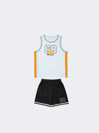 Erke Basketball Kids-Boys Basketball Suit White