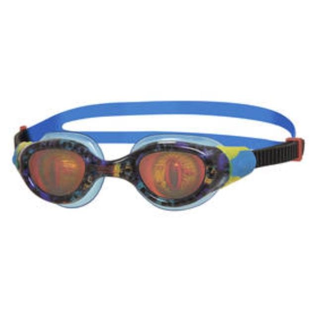 Zoggs Sea Demon Junior Kids Swim Goggles Black/Blue 305539/000