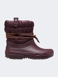 Crocs Classic Neo Women Lifestyle After Ski Dark Cherry