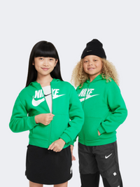 Nike Club Girls Lifestyle Hoody Green/White