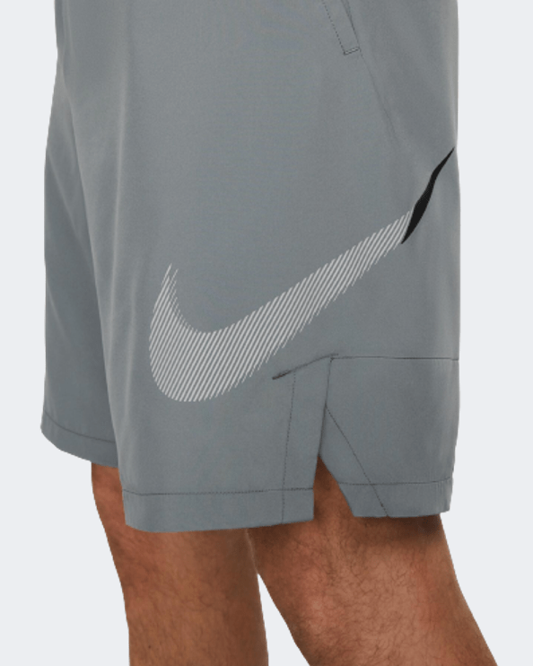 Nike Drifit Flex Woven 9 Inch Men Training Short Smoke Grey Dq4799-084