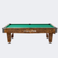 Fas Golden Billiard Pool Table Brown/Green