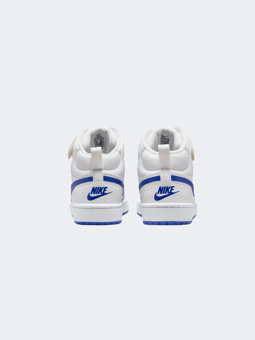 Nike Court Borough Mid 2 Gs-Boys Lifestyle Shoes Summit White/Royal