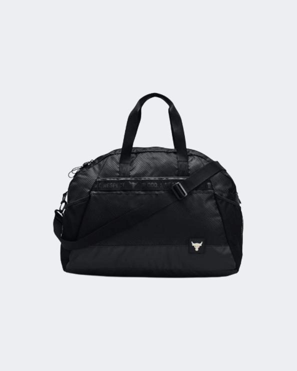 Under Armour Project Rock Gym Women Training Bag Black/Stone