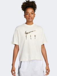 Nike Swoosh Fly Women Training T-Shirt Beige