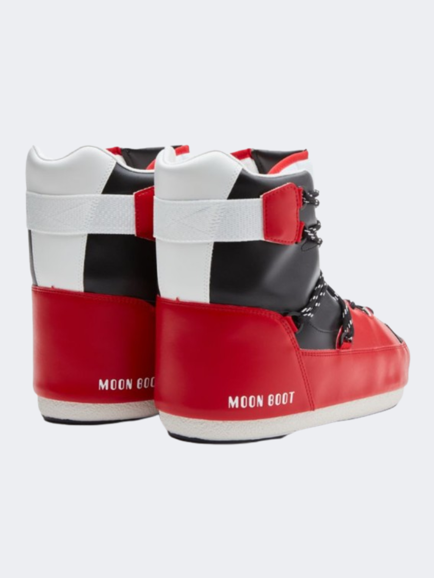 Moon Boot Sneaker Unisex After Ski White Red Black MikeSport Lebanon