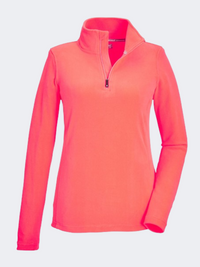 Killtec Ksw 101 Women Skiing Fleece Neon Coral