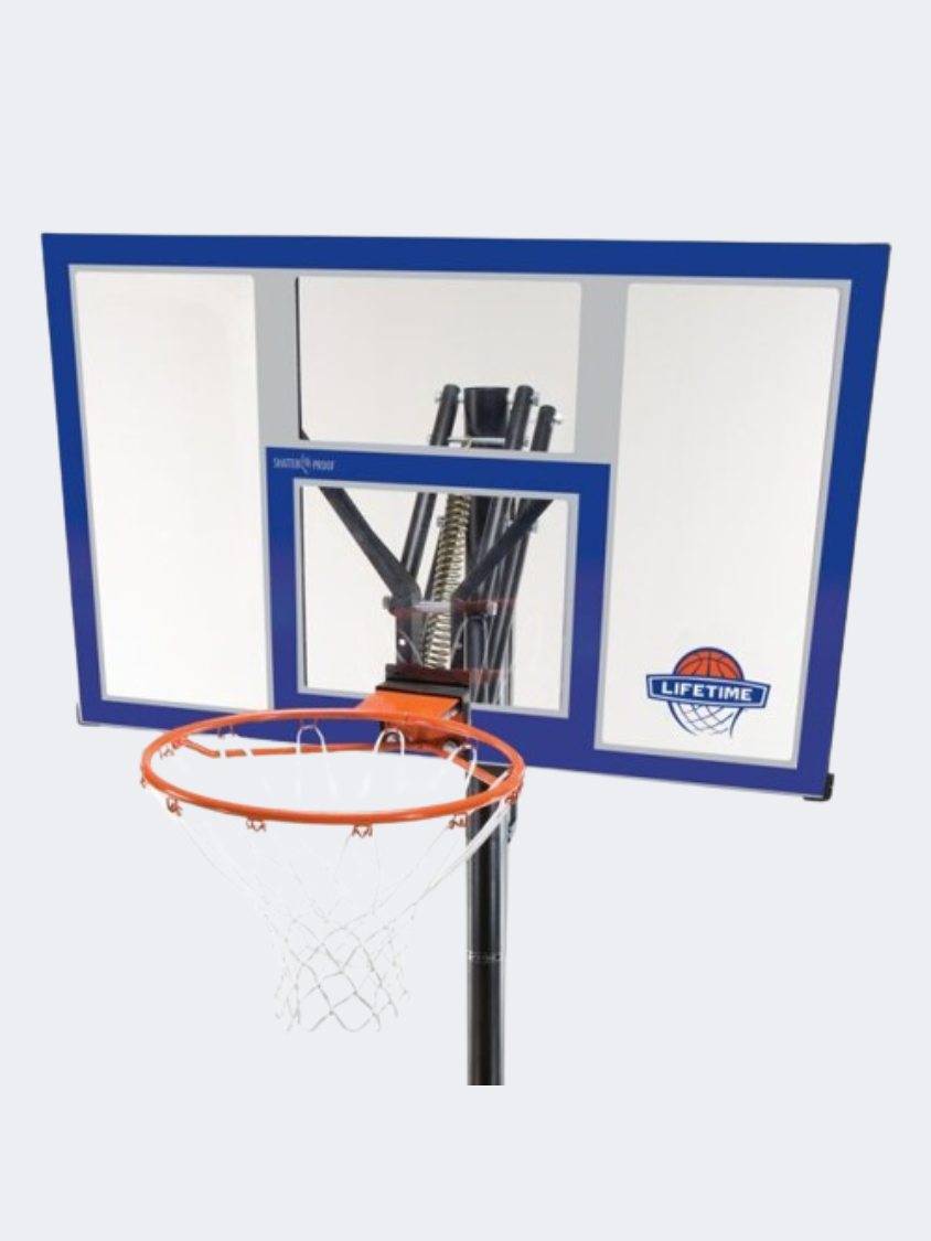 Life Time Portable 48 System Basketball Pole BlueBlack