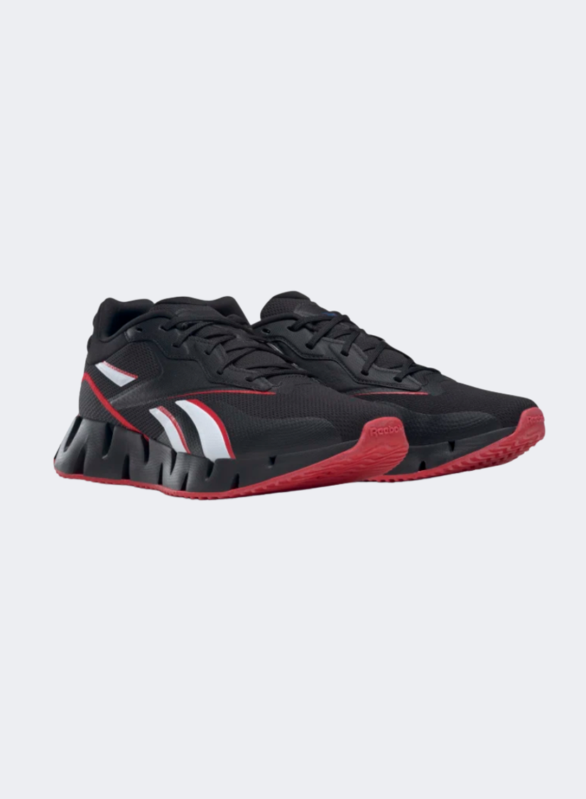 Reebok Zig Dynamica 4 Men Running Shoes Black/Red