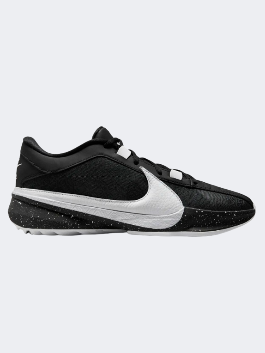 Nike Zoom Freak 5 Men Basketball Shoes Black/Platinum/White