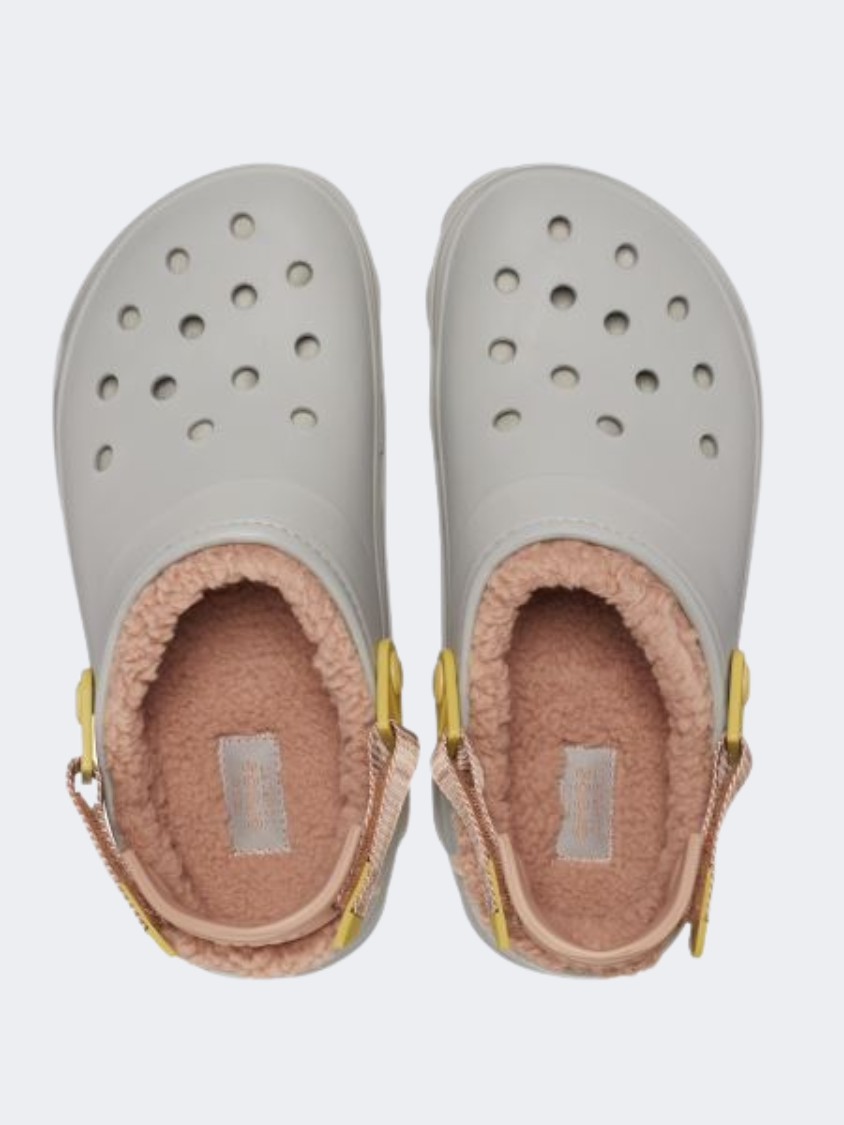 Crocs All Terrain Lined Clog Unisex Lifestyle Slippers Grey