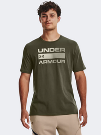 Under Armour Team Issue Wordmark Men Training T-Shirt Green/Grey/Pewter