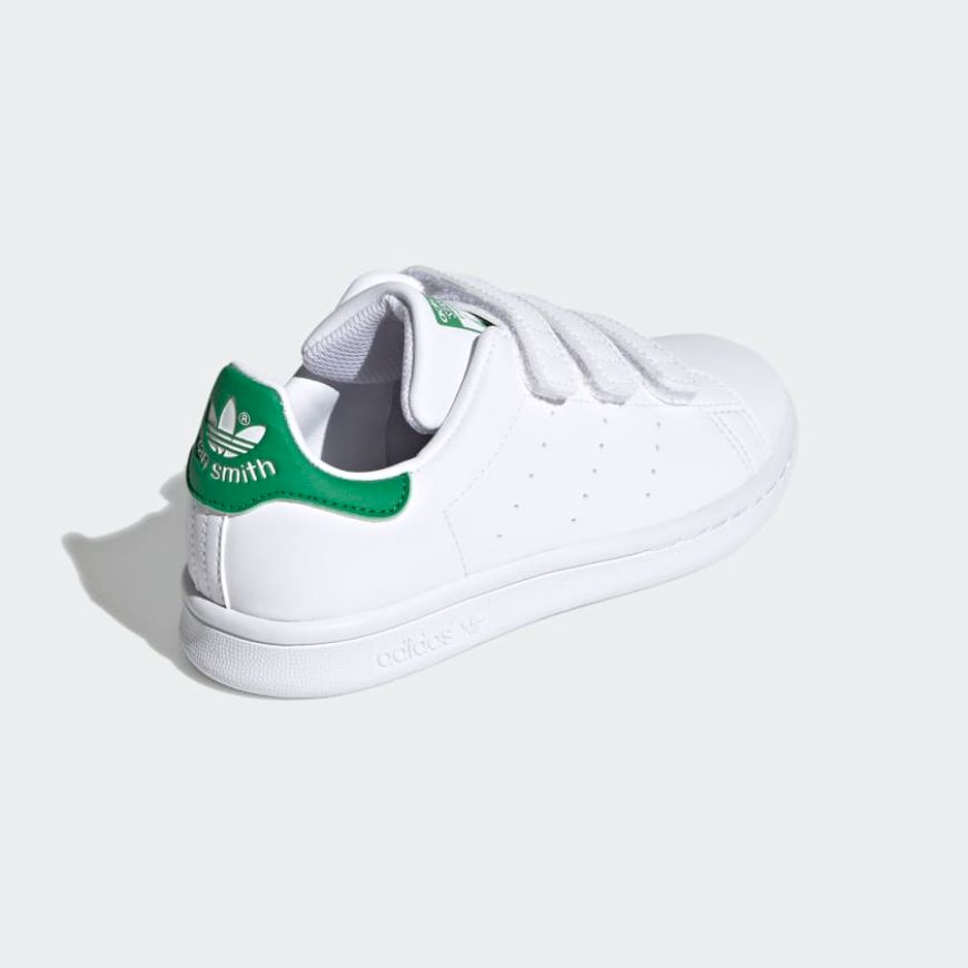 Adidas white and 2025 green tennis shoes