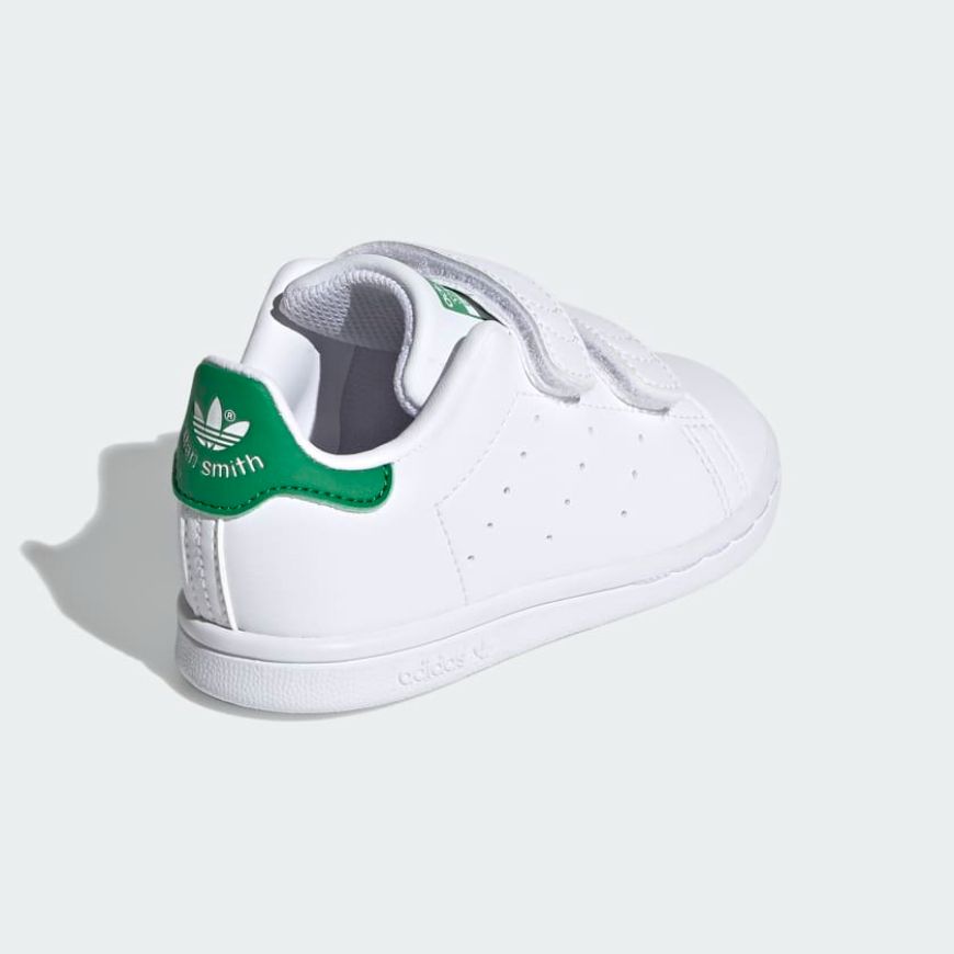 Adidas stan smith white & clearance green shoes