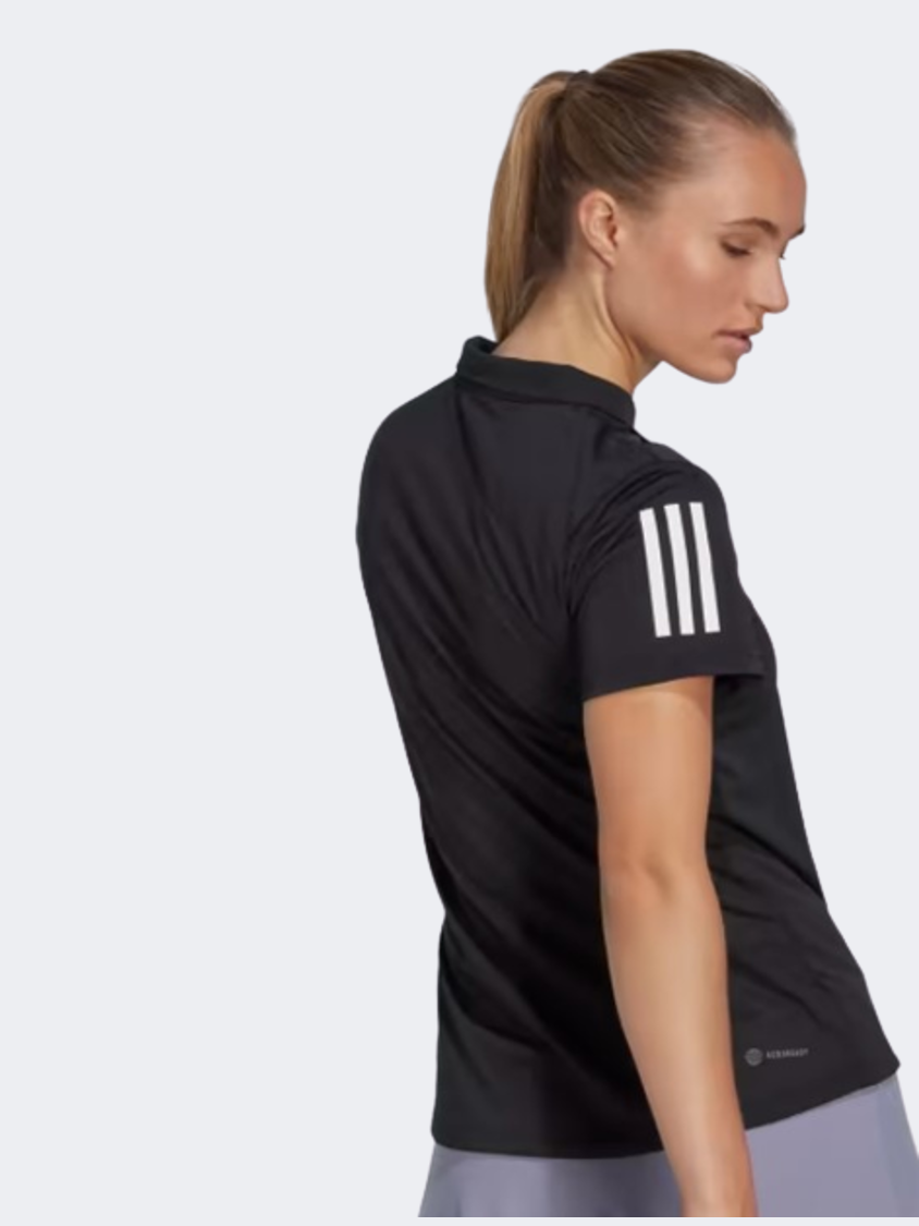 Adidas Club Women Tennis Polo Short Sleeve Black