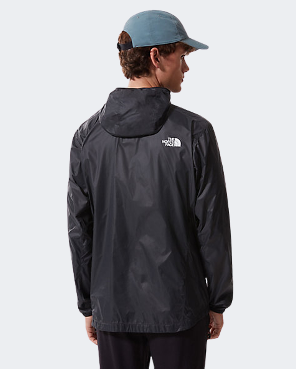 The North Face Athletic Outdoor Full-Zip Wind Men Hiking Jacket Asphalt Grey Nf0A7Ssa-Mn8