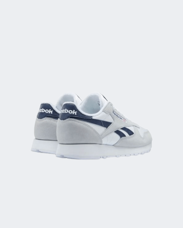 Reebok Classic Leather Men Running Shoes White Navy Gx8750