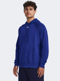 Under Armour Rival Fleece Men Lifestyle Hoody Royal/White