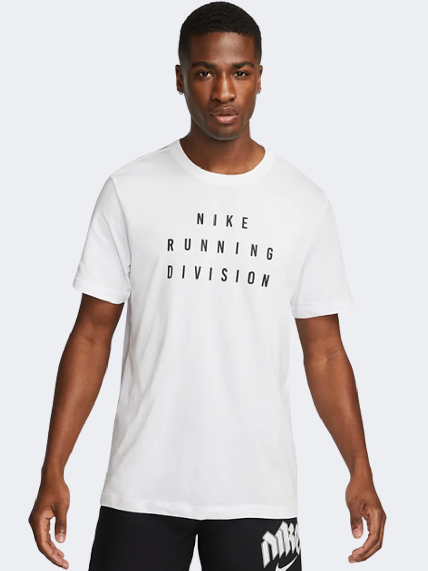 Nike Dri-Fit Run Division Men Running T-Shirt White