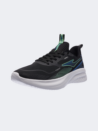 Erke  Men Running Shoes Black/Blue