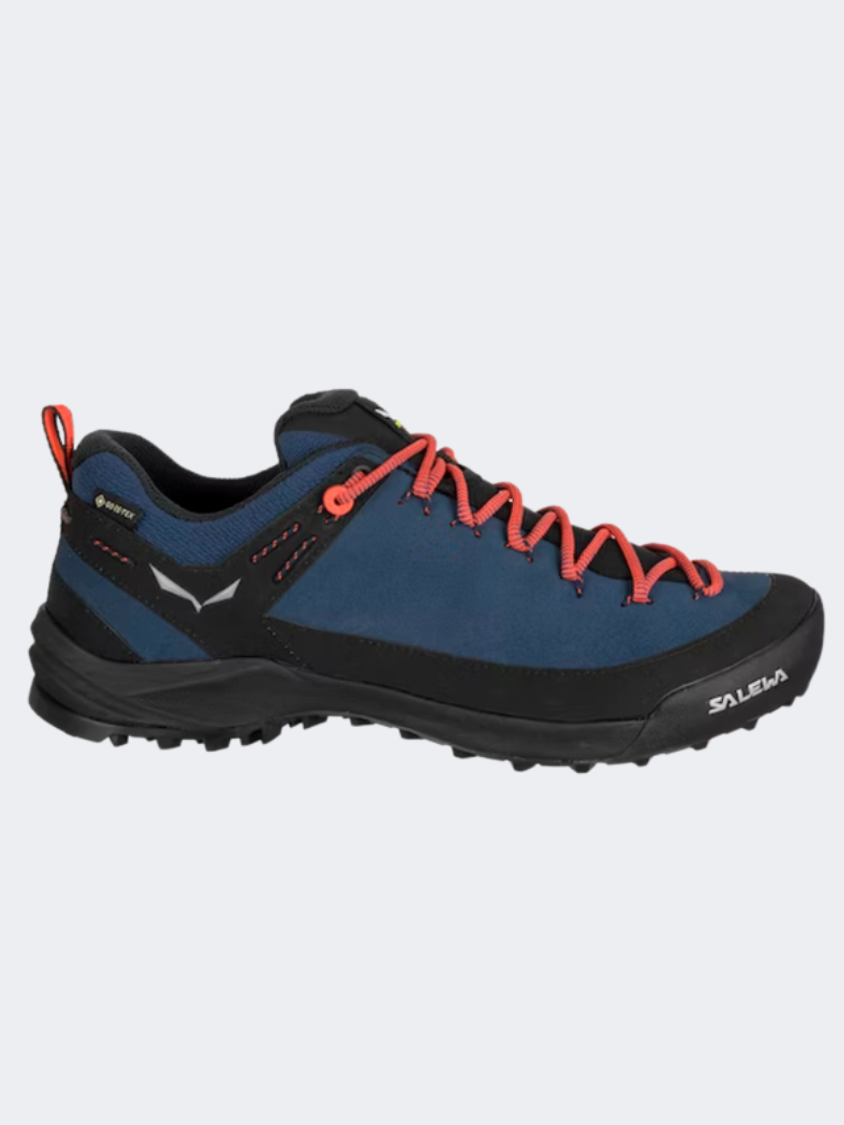 Salewa Wildfire Men Hiking Shoes Blue Denim/Black