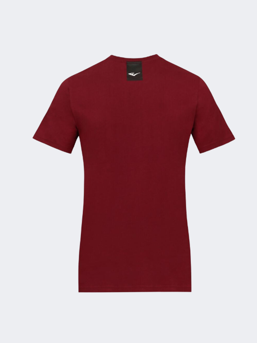 Everlast Russel Men Essential T-Shirt Dark Red