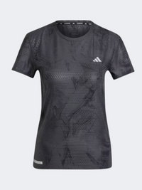 Adidas Ultimate Women Running T-Shirt Carbon/Black