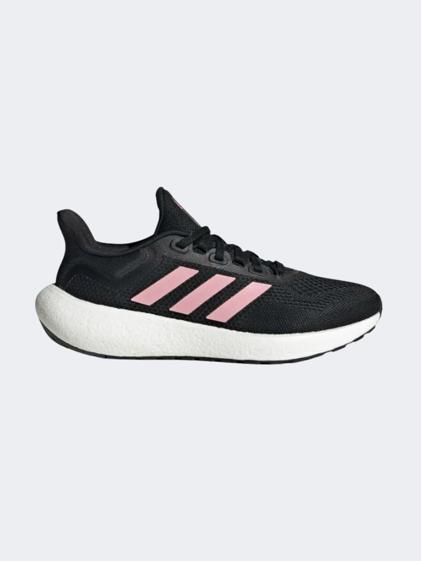 Adidas Pureboost 22 Women Running Shoes Black/Pink