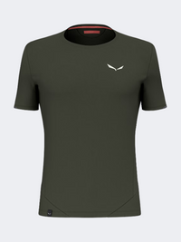 Salewa Pedroc Dry  Men Hiking T-Shirt Green Olive