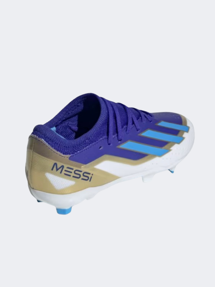 Adidas X Crazyfast League Kids Football Shoes Blue/Burst/White
