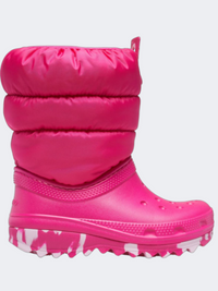 Crocs Neo Puff Kids-Unisex Lifestyle After Ski Pink
