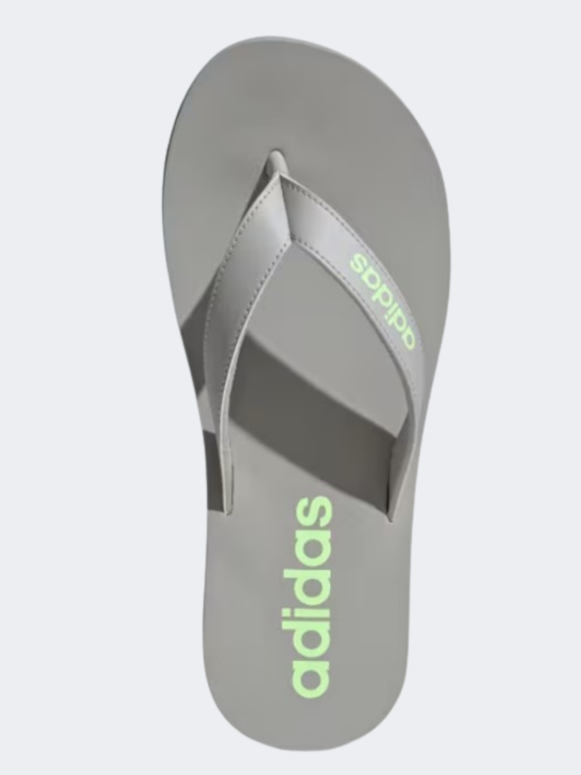 Adidas Eazay Men Sportswear Slippers Grey/Green Spark