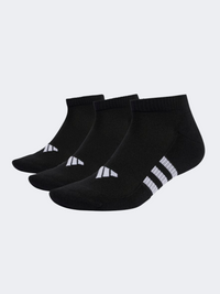 Adidas Performance Cushioned Low 3 Pairs Unisex Training Sock Black/White