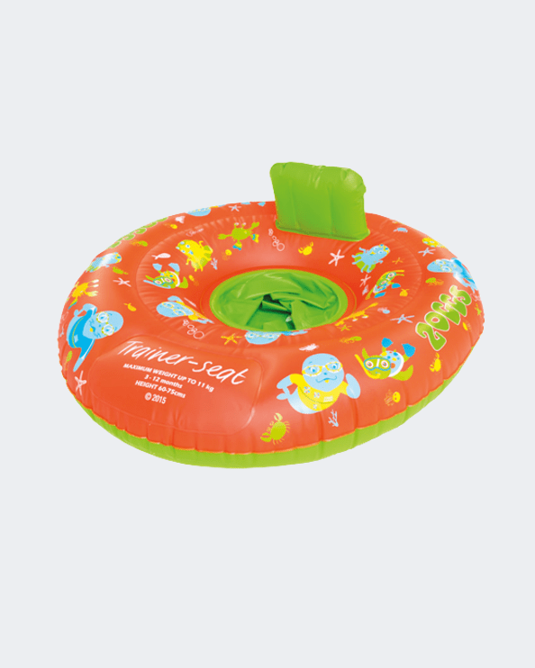 Zoggs Trainer Seat Kids Swim Swim Ring Orange/Green 465404