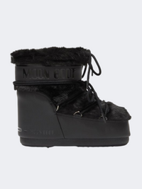 Moon Boot Icon Low Faux Fur Unisex After Ski Boot Black
