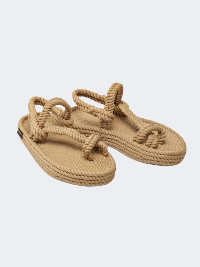 Bohonomad Hawaii Platform Rope Women Lifestyle Sandals Beige