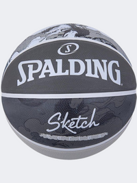 Spalding Sketch Series Basketball Ball Black/Grey