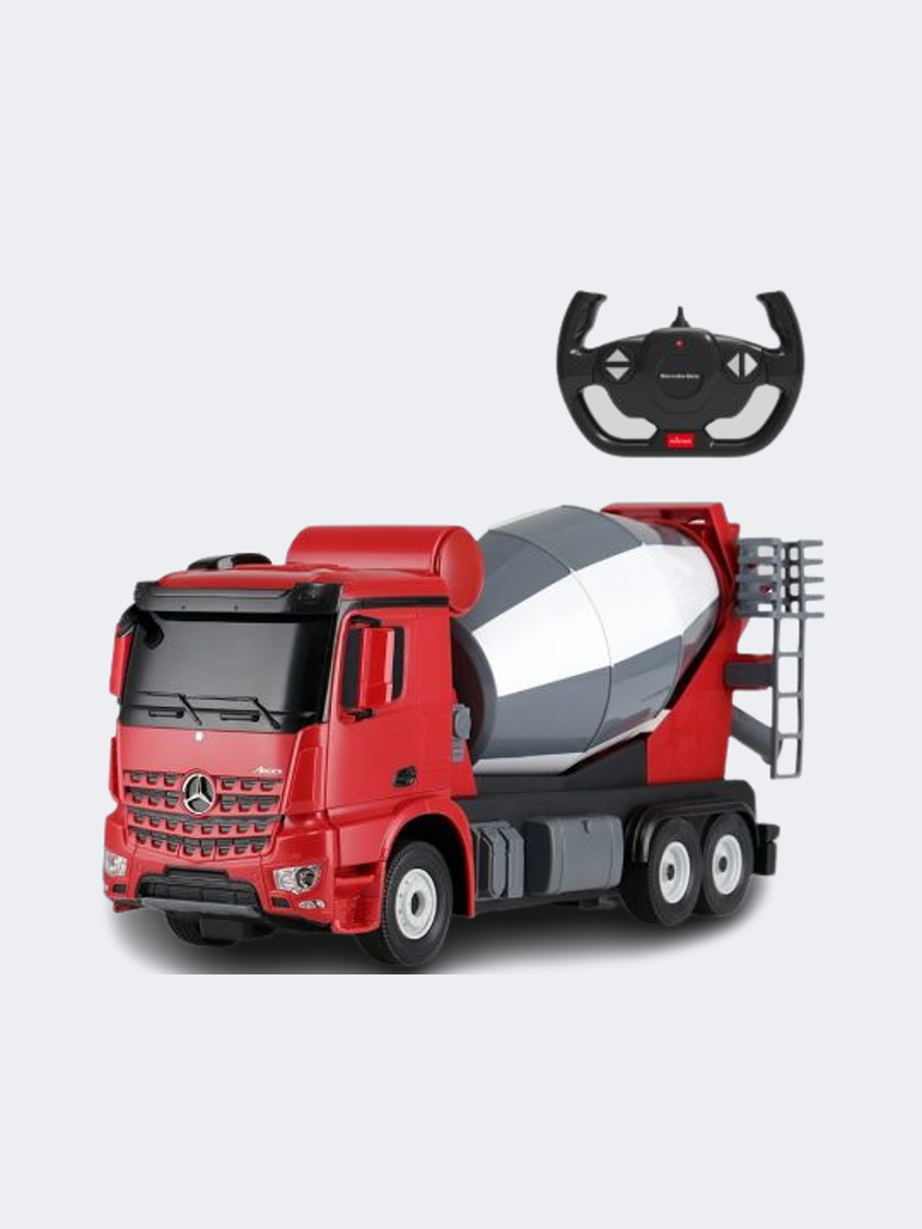 Rastar Mercedes Benz Arocs Transport Mixer Rc, 1/24 Kids Outdoor Car Red