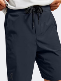 On Performance Hybrid Men Running Short Navy