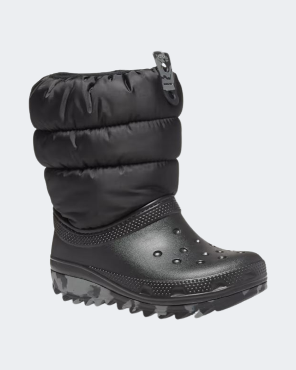 Crocs Classic Neo Puff Kids Lifestyle Boots Black 207684-001