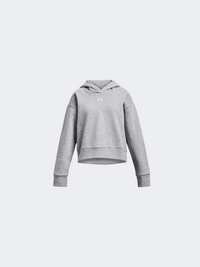 Under Armour Rival Girls Training Hoody Mod Grey/White