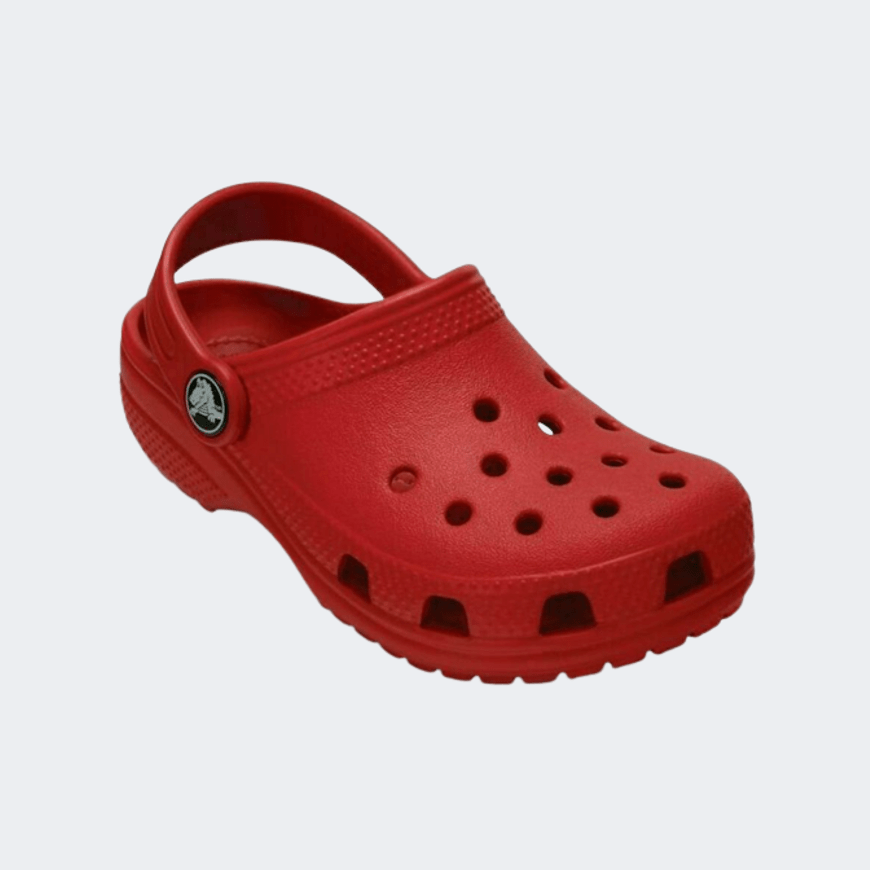 Crocs Classic Clog T Kids Lifestyle Slippers  Dark Red