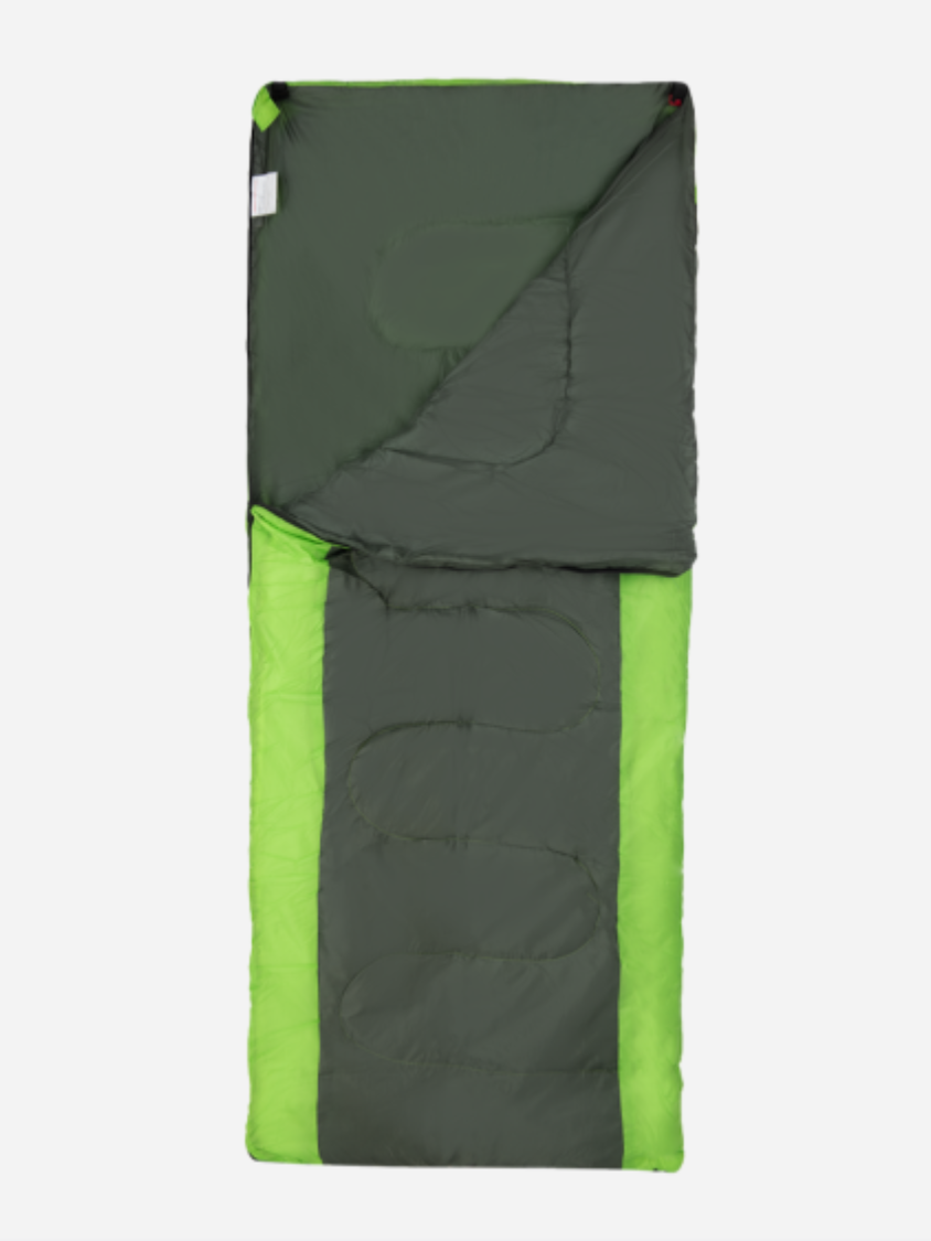 Topten Camping Rd-Sb01B Camping Sleeping Bag Dark Green/Lime