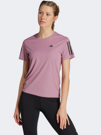 Adidas Run Tee Women Running T-Shirt Wonder Orchid