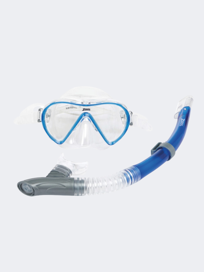 Zoggs Reef Explorer Unisex Swim Snorkel White/Blue